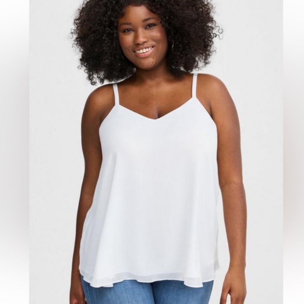 NWT Torrid Sophie Chiffon Swing Camisole